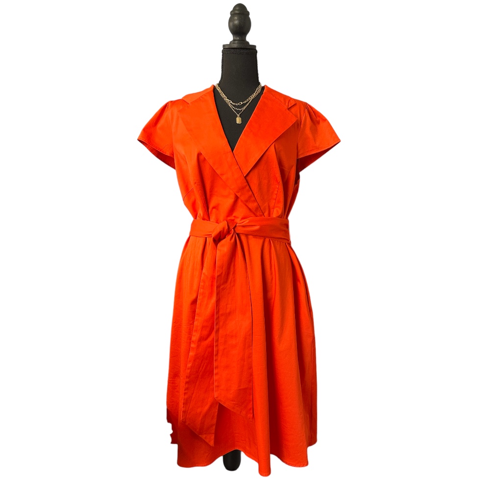 Spense Woman Wrap Dress w/ Belt | Size 16W