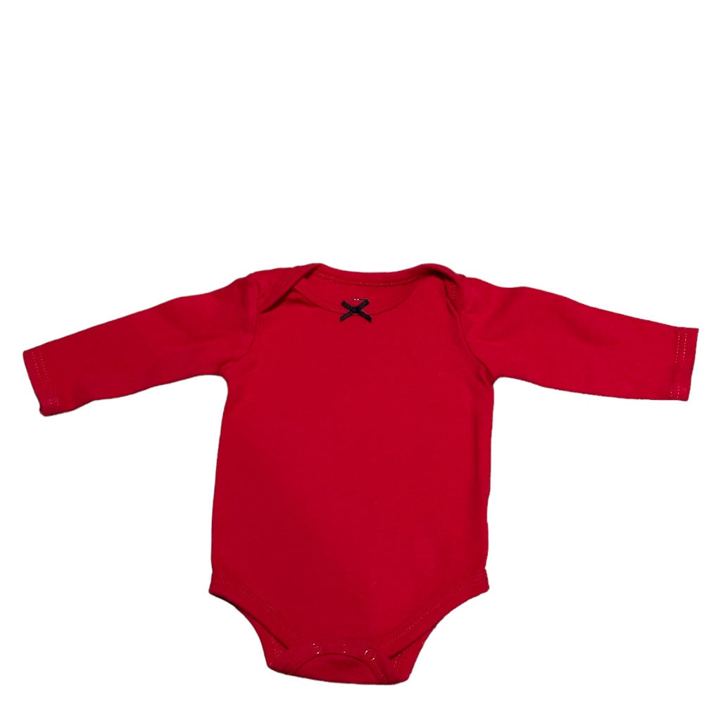 HB red onesis  Size 0-3m