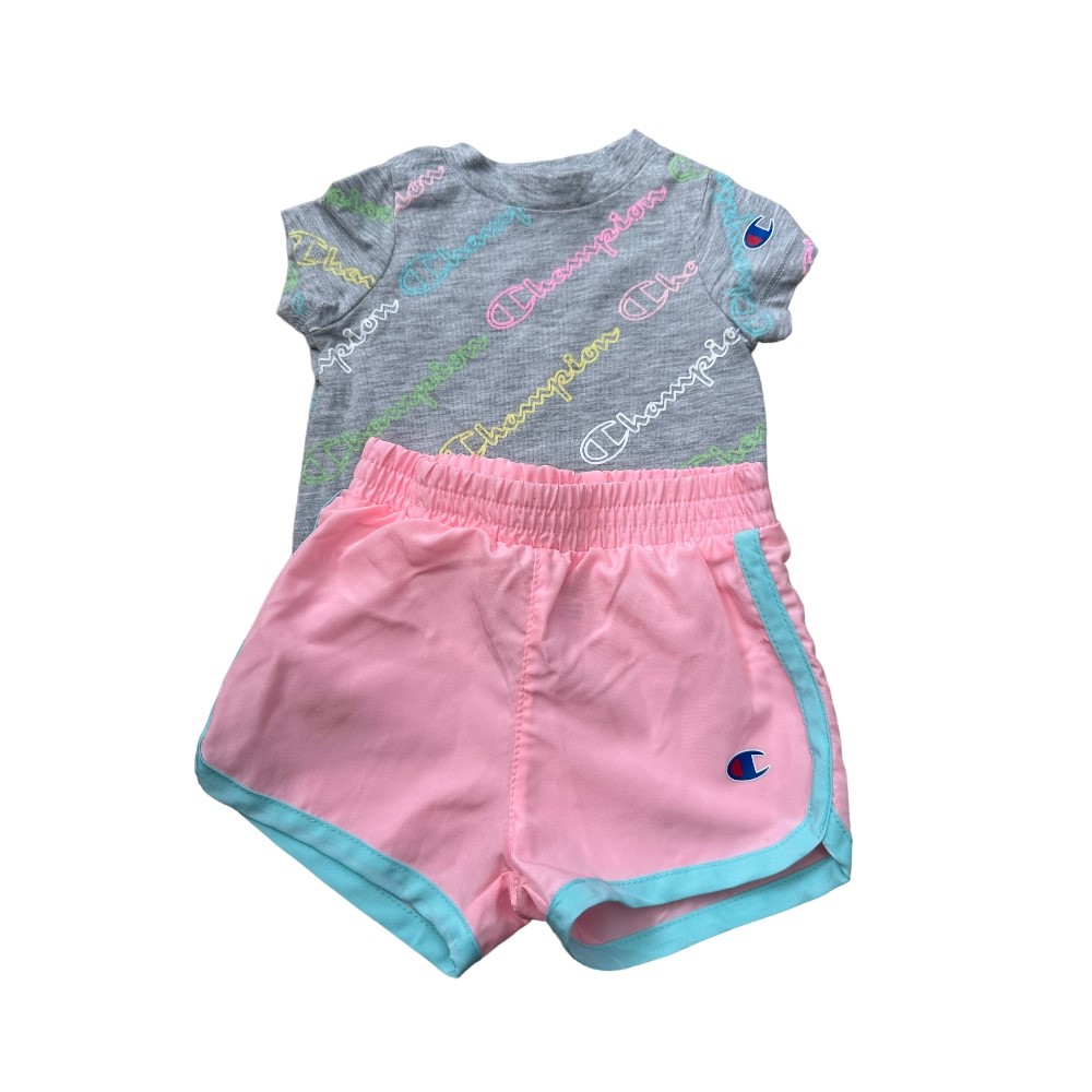 Champion Authentic 2-Piece Athletic wear Outfit | Size 0-3M
