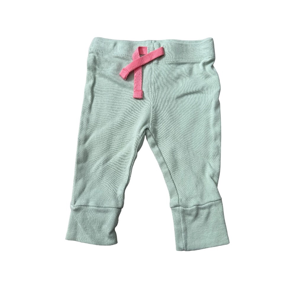 Koalababy Newborn mint green w/pink drawstring leggings
