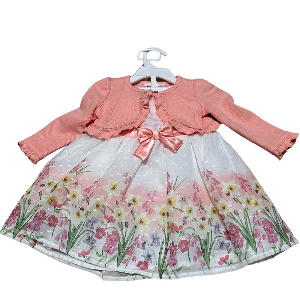 Nannette Baby Dress with Bottoms | Size 12M