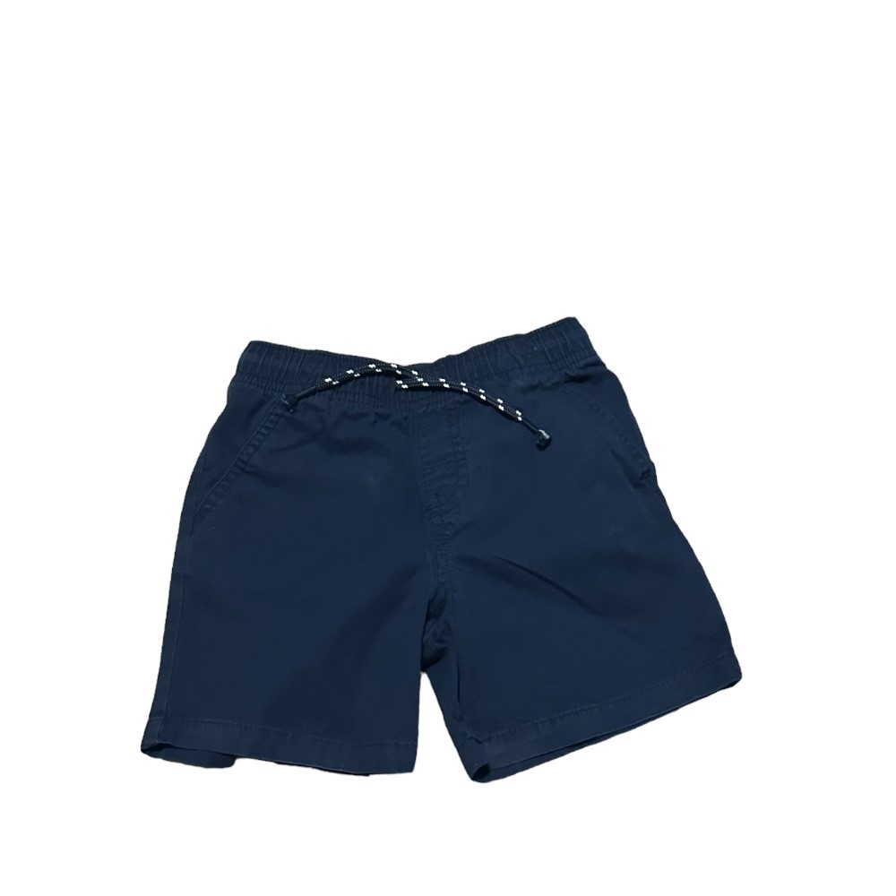Cat & Jack Navy Blue striped drawstring shorts | Size 3T
