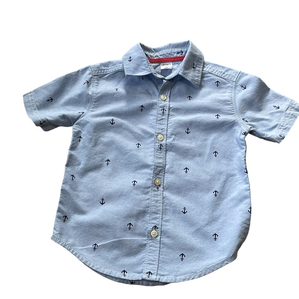 Carter's Anchor Print Shirt | Size 3T