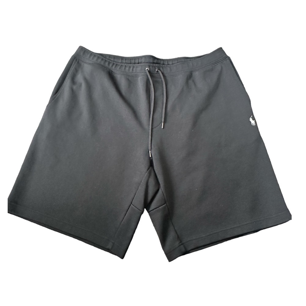 POLO RALPH LAUREN Men's Black Double Knit Shorts | Size 2XB
