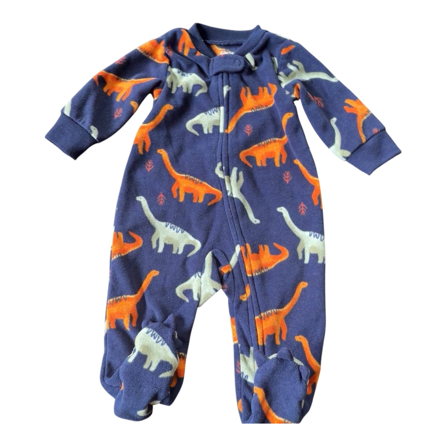 Carter's Child of Mine Footed Dinosaur print sleeper | Size 0-3 months